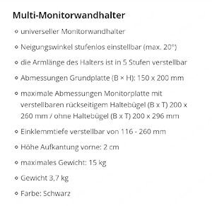Boxen Lautsprecher Wandhalterung Wallmount Bild 2