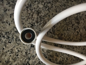 Brauseschlauch weiß ink.Duschkopf Bild 3