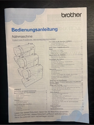 Brother Nähmaschine Bild 5