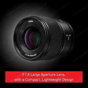 Panasonic S-S50E LUMIX S Objektiv 50mm L-Mount F1.8 Filtergröße 67mm Bild 4
