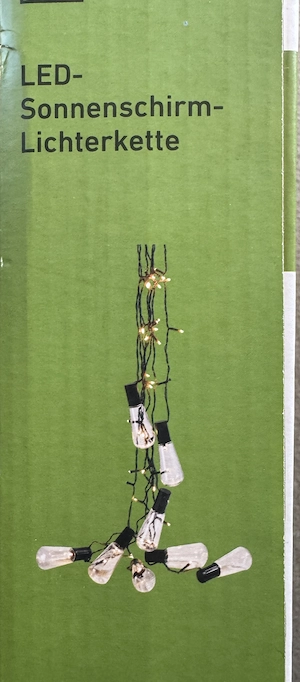 Lichterkette für Sonnenschirm Bild 3