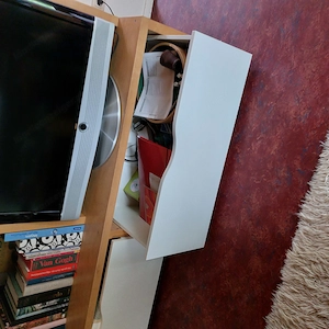 Schöne, praktische Wohnwand in Birke zu verschenken  Bild 4