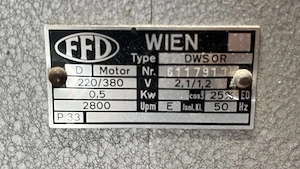 Doppelschleifbock, Schleifmaschine FFD Wien   Industriequalität, voll funktionsfähig Bild 3