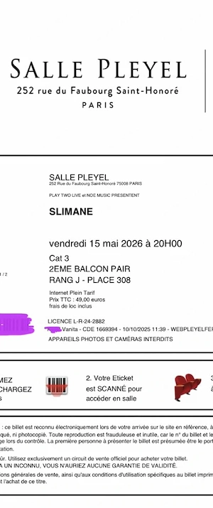 Slimane Konzert Paris 15. Mai 2026 Bild 2
