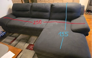 ausziehbare Couch Bild 2