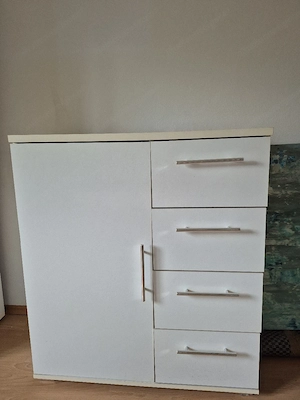 Wohnwand weiss  Bild 4