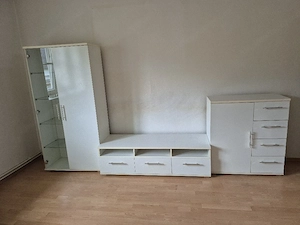 Wohnwand weiss  Bild 2