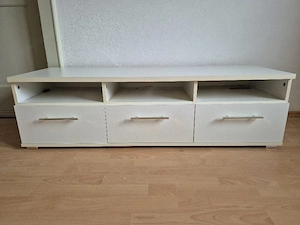 Wohnwand weiss  Bild 3