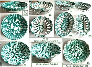 Original Gmundner Keramik grün geflammt ab 6  Bild 6