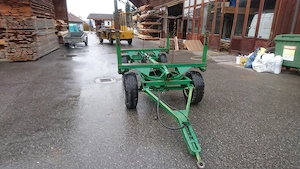 Verkaufe Zweiachs- Rungenanhänger von Fa. Johann Hosp Fahrzeugbau, Bichlbach, Tirol