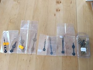 Uhrenzeiger Sammlung neu - Firma Selva Uhrenbestandteile