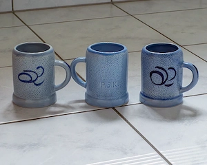 6 Mostkrüge, Tonkrügle, Glühweinkrüge, Krug, Tonkrug, Mostkrug,  Glühweinservice, Glühweinkrug  Bild 2