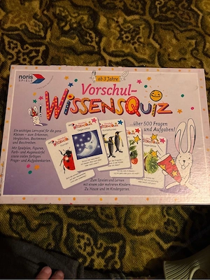 Spiel: Vorschul-Wissensquiz