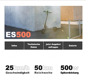 E Scooter E.F.O ES 500