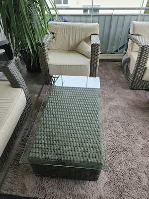 Rattan Garnitur 5 Teilig Bild 3