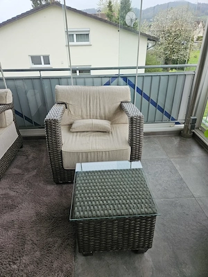 Rattan Garnitur 5 Teilig Bild 2