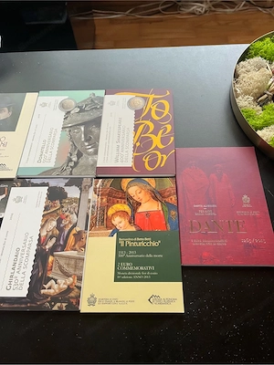 2  Gedenkmünzen Set San Marino Andorra Coincards Sammlung Folder TOP Zustand Bild 2