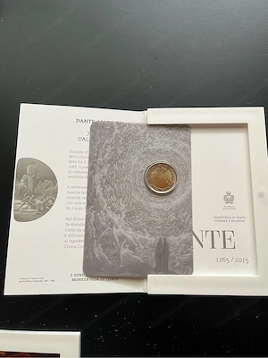 2  Gedenkmünzen Set San Marino Andorra Coincards Sammlung Folder TOP Zustand Bild 5