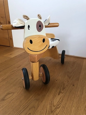 Rutscher - Kuh schwarz weiss Bild 3