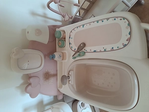 Puppen Spielstation, Küche, Badewanne mit Bett Bild 5