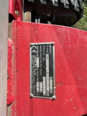 Takeuchi TB216 Bagger Bild 4
