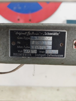 Bandsäge für Stoffe - Leder - holzplaten - Karton  Bild 4