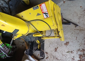 John Deere Rasentraktor Schneefräse Bild 3