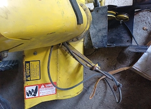 John Deere Rasentraktor Schneefräse Bild 2