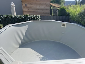 Stahlwannenpool mit Salzwasseranalge Intex