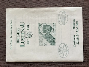 Briefmarken Sonderpostmarke 1100 Jahre Lustenau