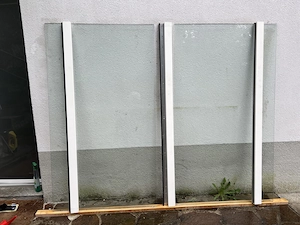 Glasvordach 2-teilig