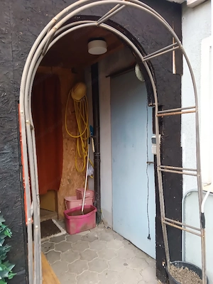 2 Rosenbogen Rost Deko 