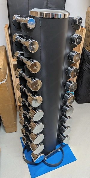 Kurzhantel-Set mit Kurzhantelständer