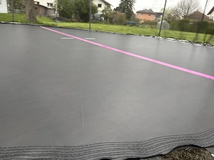 Sprungtuch für HUDORA Trampolin 400 cm zu verschenken Bild 2