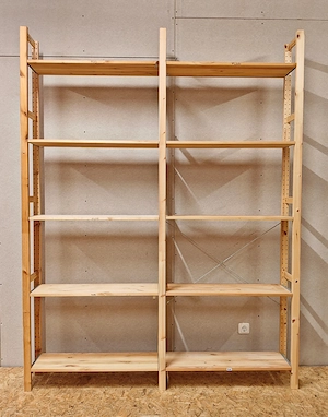 Ivar (Ikea) Doppelregal H 226 cm - B 174 cm - T 30 cm