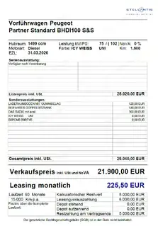 Peugeot Partner Tepee Bild 9