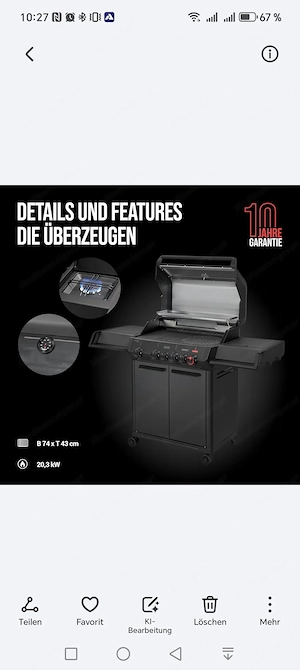 Premium Gas grill zum Superpreis