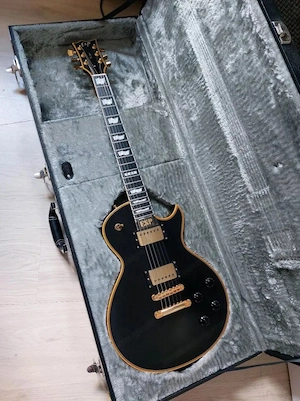 ESP Eclipse I CTM Volle Dicke Vintage Schwarz 2010 Bild 4