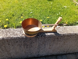 Messing Pfanne Messingpfanne  Bild 2