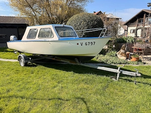 Motorboot - Hartmann Gundel inkl. Motor und Anhänger 