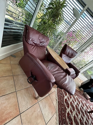 Echtledersofa Trapezsofa Bild 3