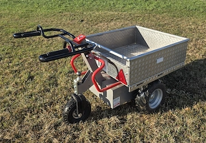 TeMax Elektro Transportwagen für Profis mit Sitzanhänger Bild 5