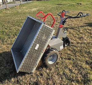 TeMax Elektro Transportwagen für Profis mit Sitzanhänger Bild 8