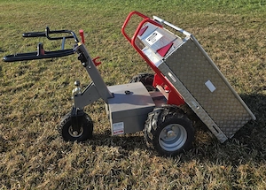 TeMax Elektro Transportwagen für Profis mit Sitzanhänger Bild 7