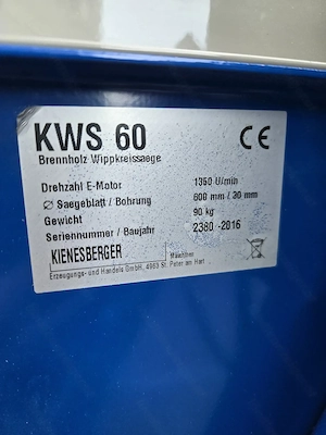Kienesberger Brennholz Wippkreissäge KWS 60 Bild 3