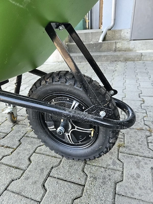 Elektrische Schubkarre mit Li-Ion AKKU ZI-EWB500Li 500 Watt 40V   6 AH Bild 2