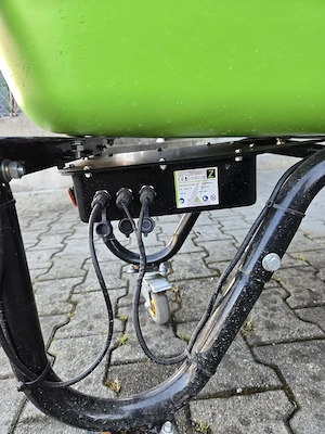 Elektrische Schubkarre mit Li-Ion AKKU ZI-EWB500Li 500 Watt 40V   6 AH Bild 3