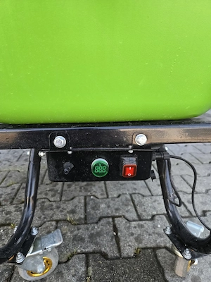 Elektrische Schubkarre mit Li-Ion AKKU ZI-EWB500Li 500 Watt 40V   6 AH Bild 4