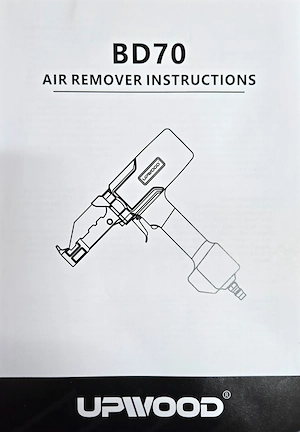 Professioneller Air Nail Puller BD70, Nagelzieher, Nageleisen, Holzzaunnägel Entfernen, Orange Bild 5