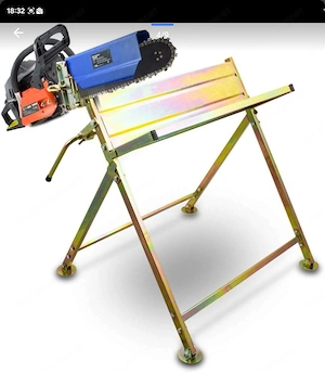 BITUXX Sägebock Sägehilfe Kettensäge Holzsägehilfe für Kettensägen Motorsägen Sägenhalterung Wippsäg Bild 4